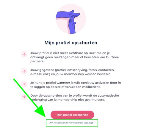 ourtime profiel verwijderen|Ourtime Opzeggen 